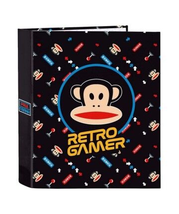 Raccoglitore ad anelli Paul Frank Retro Gamer A4 (27 x 33 x 6 cm)