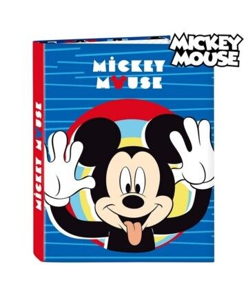 Raccoglitore ad anelli Mickey Mouse Clubhouse A4 (26.5 x 33 x 4 cm)