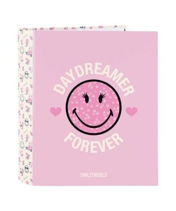 Raccoglitore ad anelli Smiley Garden A4 (27 x 33 x 6 cm)