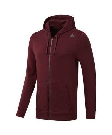 Felpa con Cappuccio Uomo Reebok TE FLEECE FZ EI8989