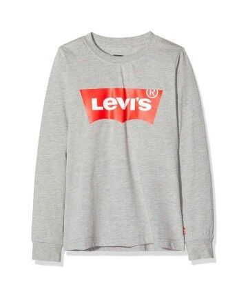 Maglia a Maniche Lunghe per Bambini Levi's Batwing 10 Anni Grigio chiaro