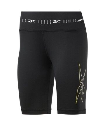 Pantaloncini Aderenti da Sport Reebok  Les Mills Ciclismo Nero