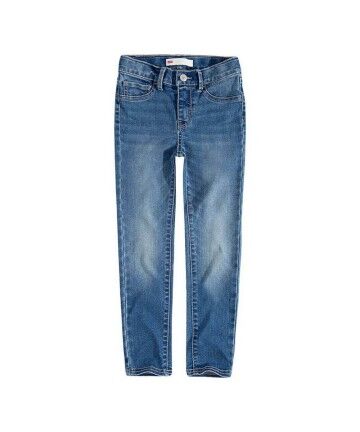 Pantaloni lunghi Levi's 710 Super Skinny Fit Bambina Blu Acciaio