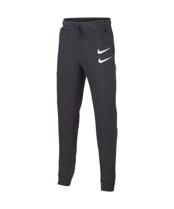 Pantalone Lungo Sportivo Nike Swoosh Bambini Nero