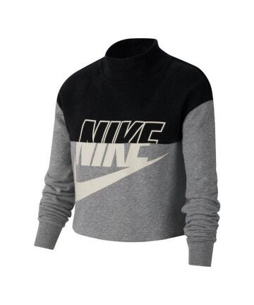 Felpa per Bambini Nike Sportswear Nero