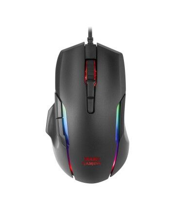 Mouse Gaming con LED Mars Gaming MMX 12400 dpi 220 ips 1000 Hz LED Nero