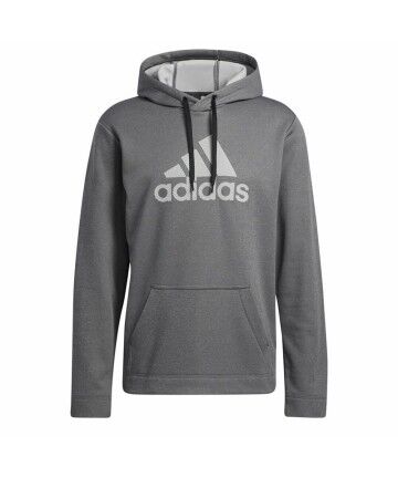 Felpa con Cappuccio Uomo Adidas Game and Go Grigio scuro