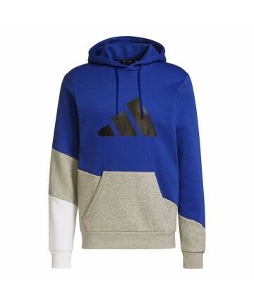 Felpa con Cappuccio Uomo Adidas Sportswear Colorblock Blu scuro