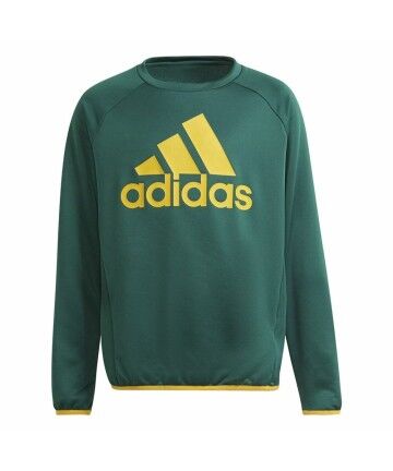 Felpa per Bambini Adidas D2M Big Logo Azzurro