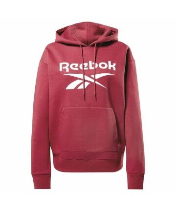 Felpa con Cappuccio Donna Reebok Identity Rosso