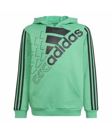 Felpa per Bambini Adidas Essentials Logo J Screaming Verde Chiaro