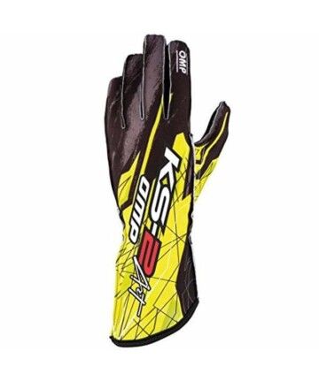 Guanti Karting OMP KS-2 ART Taglia XL Giallo