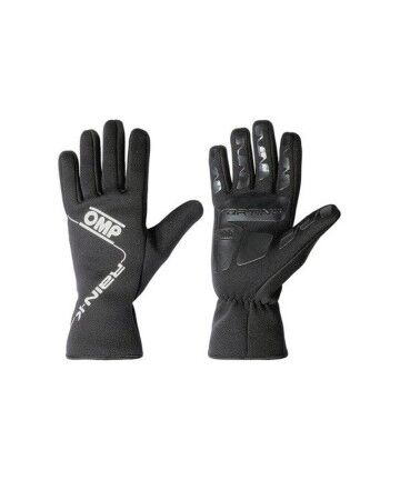 Guanti da guida da uomo OMP RAIN K Nero Taglia XL (XL)