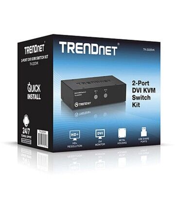 Switch KVM Trendnet TK-222DVK           