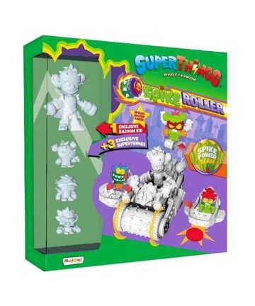 Playset Superthings S Vehicle Spike Roller Cactus Accessori Pupazzi