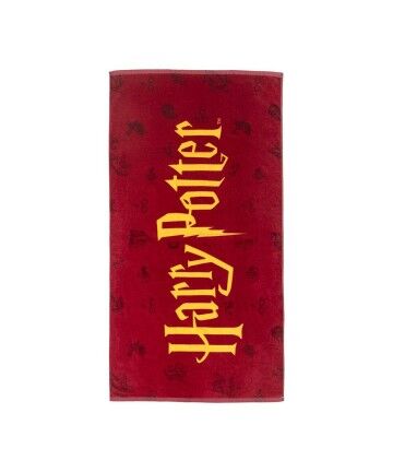 Telo da Mare Harry Potter Rosso (70 x 140 cm)