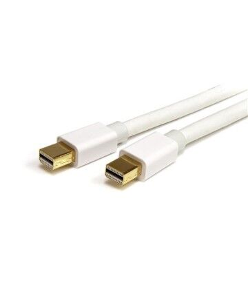 Cavo Mini DisplayPort Startech MDPMM1MW             Bianco 1 m 4K Ultra HD