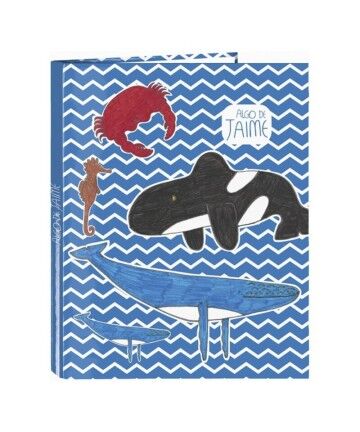 Raccoglitore ad anelli Algo de Jaime Ocean A4 (26.5 x 33 x 4 cm)