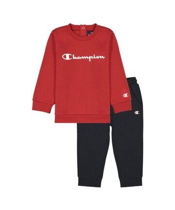 Tuta per Neonati Champion Crewneck Baby Rosso