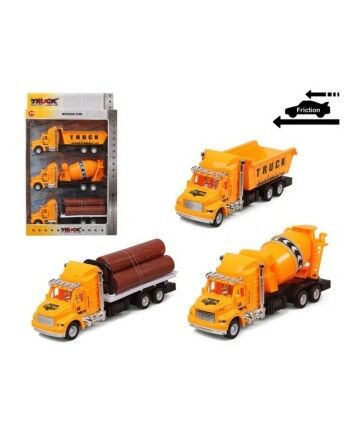 Set veicoli Camion per lavori pubblici Giallo 119305 (3 Uds)