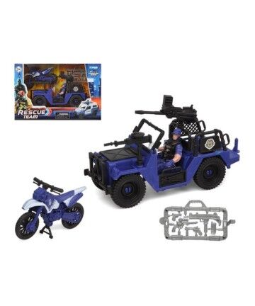 Playset Police Rescue Team Azzurro