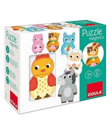 Puzzle in Legno Personalizzabile Goula Diset (12 pcs)