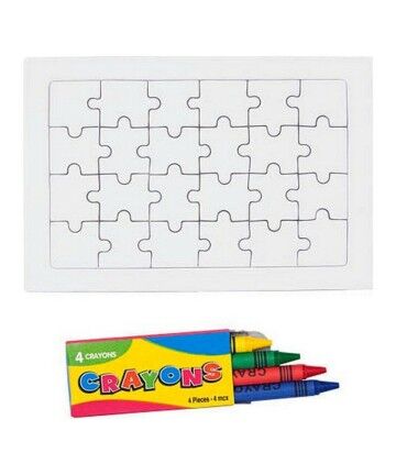 Puzzle da Colorare (24 pcs) 143301