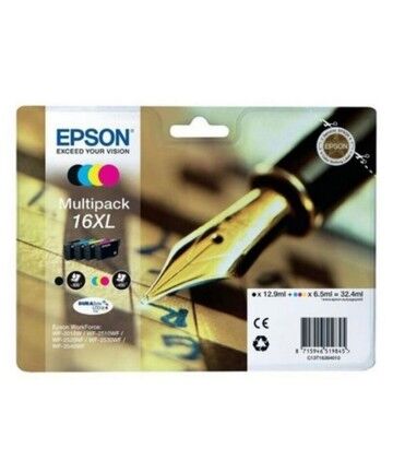 Cartuccia d'inchiostro compatibile Epson T16XL Nero Ciano Magenta Giallo