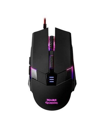 Mouse Gaming con LED Mars Gaming Mars MM116 3200 dpi Nero