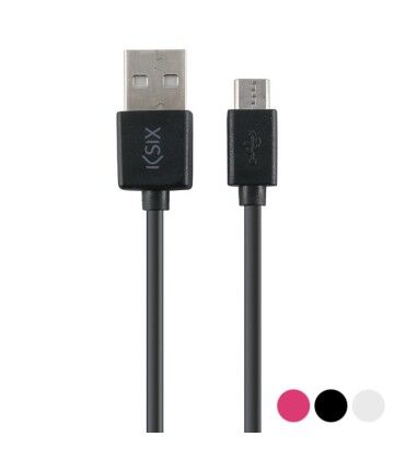 Cavo KSIX BXCUSB01 Micro USB 1 m Nero