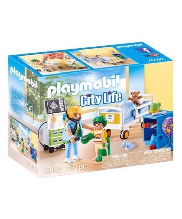 Playset City Life Children's Hospital Ward Playmobil 70192 (47 pcs)