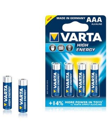 Batterie Varta LR03 1,5 V AAA High Energy (4 pcs) Azzurro