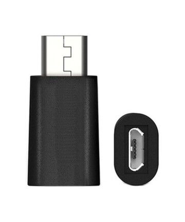 Adattatore USB C con Micro USB 2.0 Ewent EW9645 5V Nero