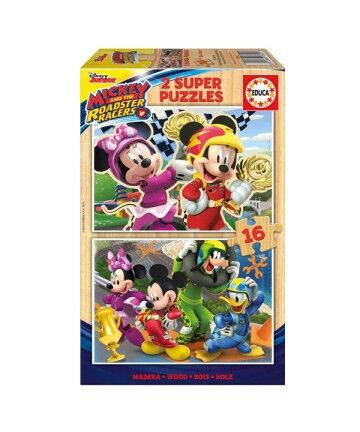 Puzzle Mickey and the Roadster Racers Educa (16 pcs)