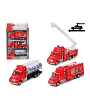 Set veicoli Camion dei Pompieri Rosso (3 uds)