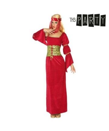 Costume per Adulti Rosso Dama Medievale