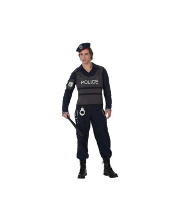 Costume per Adulti Azzurro Poliziotto