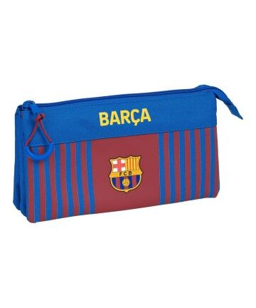 Portaoggetti Triplo F.C. Barcelona Rosso Granato Blu Marino