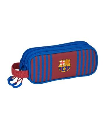 Portaoggetti Triplo F.C. Barcelona Rosso Granato Blu Marino