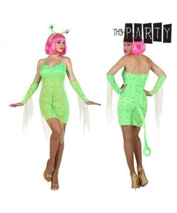 Costume per Adulti Verde Alien Sexy 4 pcs