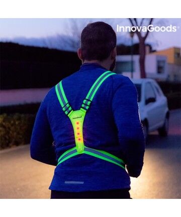 Imbracatura Catarifrangente con LED per Sportivi InnovaGoods