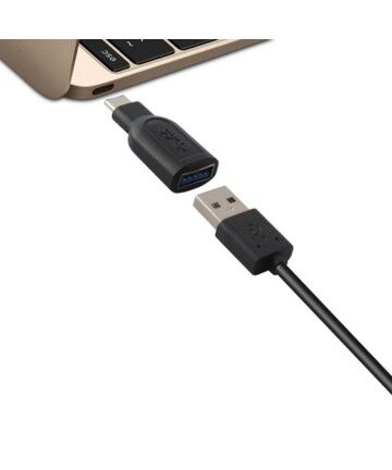 Adattatore USB 3.0 con USB-C 3.1 Nero