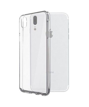 Custodia per Cellulare Iphone X KSIX Flex Trasparente