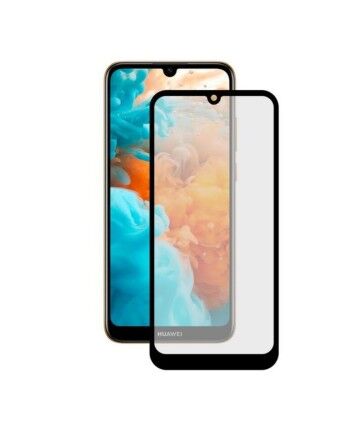 Protettore Schermo Vetro Temprato per Cellulare Huawei Y6 2019 KSIX Extreme 2.5D Nero