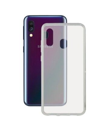 Custodia per Cellulare Galaxy A40 KSIX Flex Trasparente