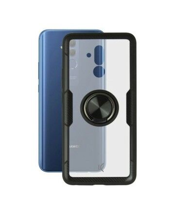 Cover con Anello Huawei Mate 20 Lite KSIX Trasparente