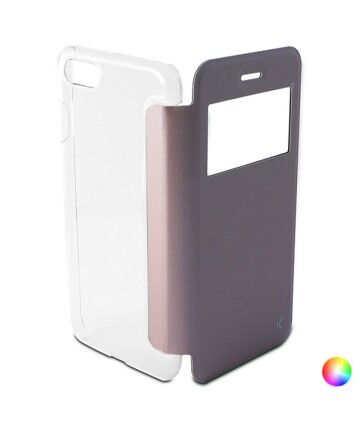 Custodia Folio per Cellulare Iphone 8/7 KSIX Crystal View