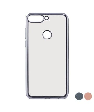 Custodia per Cellulare Huawei Y7 2018 KSIX Flex Metal TPU Flessibile