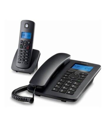 Telefono Fisso Motorola C4201 Combo DECT (2 pcs) Nero