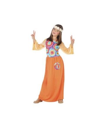 Costume per Bambini Hippie Arancio (1 Pc)